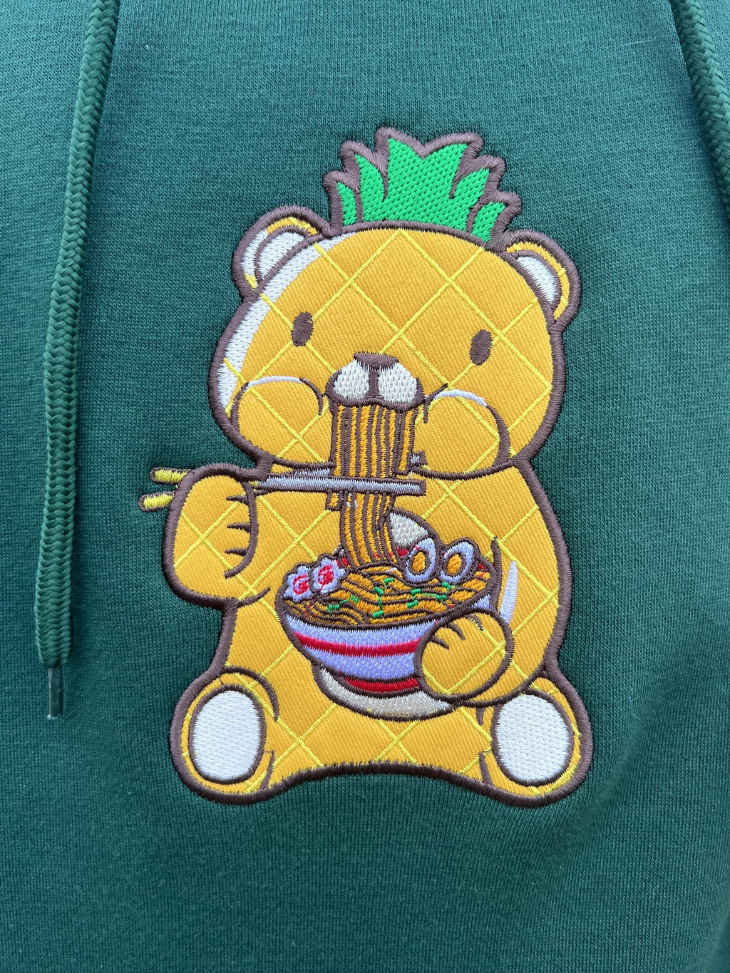 Pineabur Japan Brand Green Hoodie