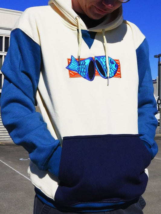 Taiyaki Fish, Multicolor Hoodie