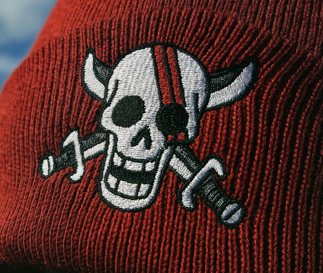 Anime Red Hair Pirates Red Beanie