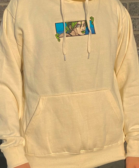 Stone Free, Cream Hoodie