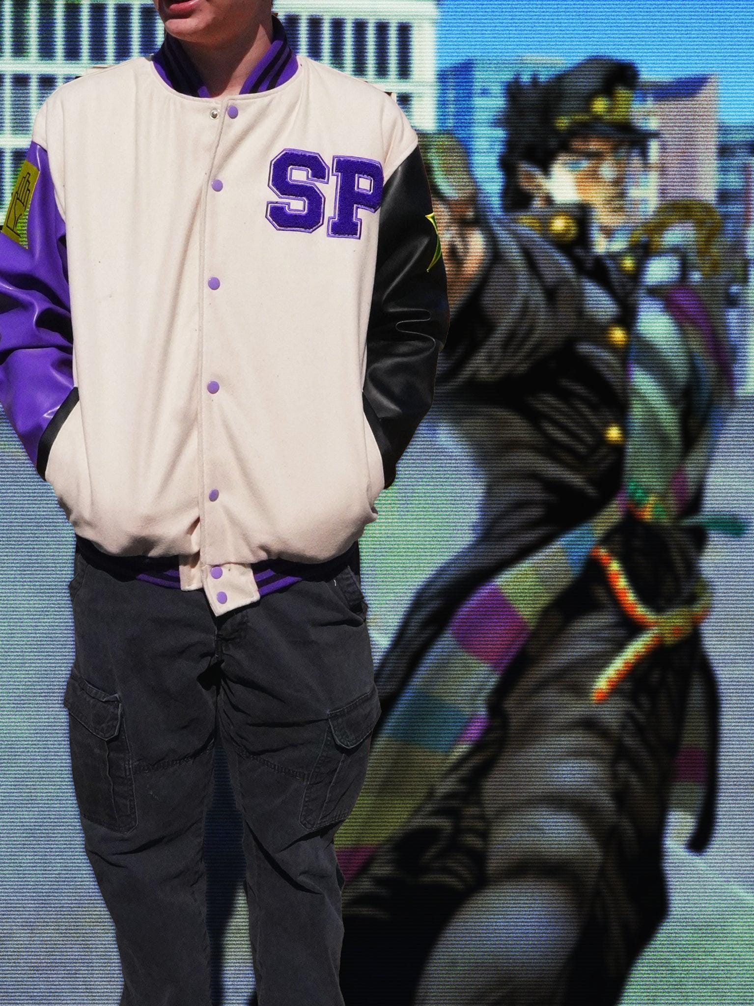 Anime Jojo Varsity Jacket Embroidered