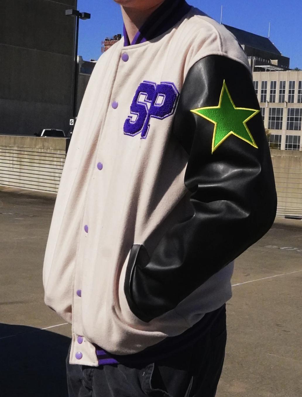 Anime Jojo Varsity Jacket Embroidered